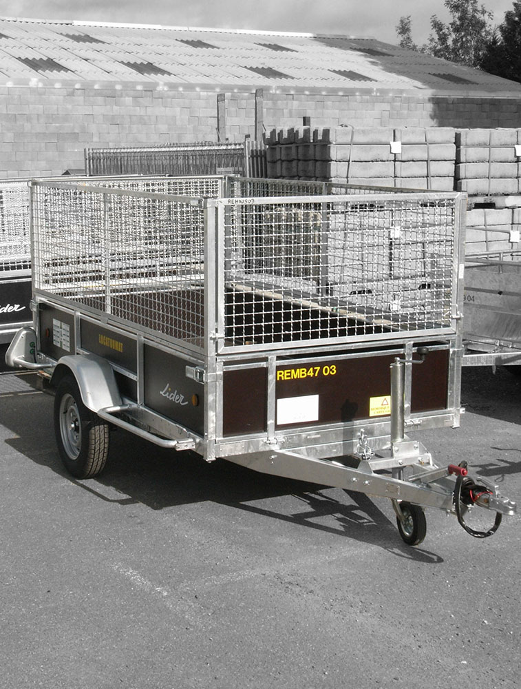 Remorque basculante CU 470kg 