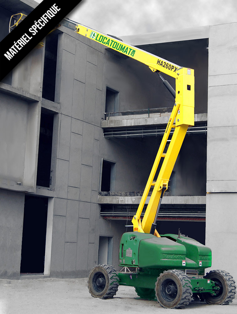 Nacelle à flèche articulée 26m